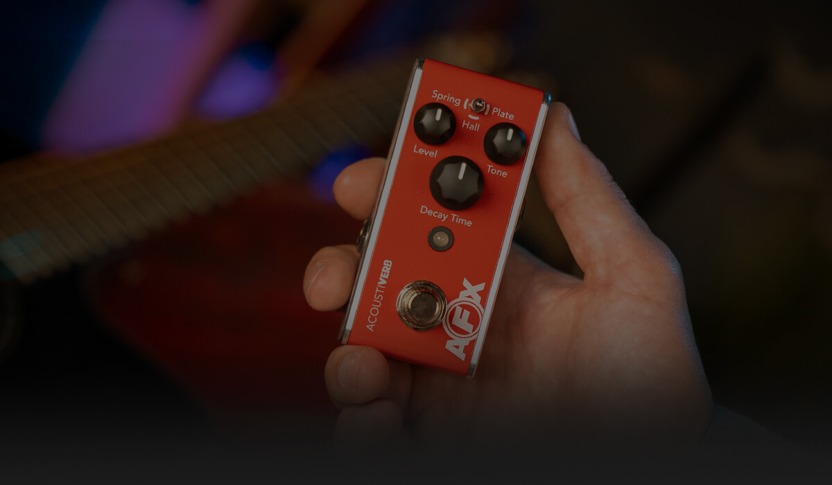 AFX AcoustiVerb Mini Acoustic Guitar Reverb Pedal